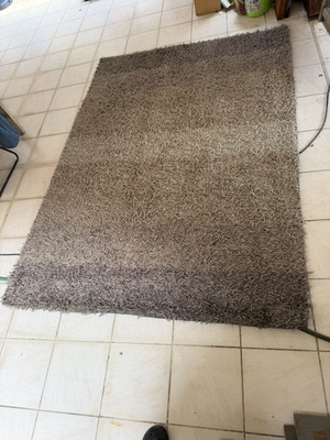 Χάλι shaggy 225 x 160 μεταχειρισμένο