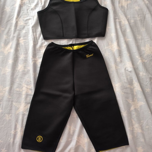Hot Shapers Gym Clothes Set NoXL Black new