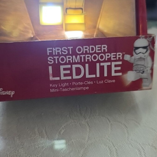 Lego Star Wars First Order Stormtrooper Led Lite key ring new