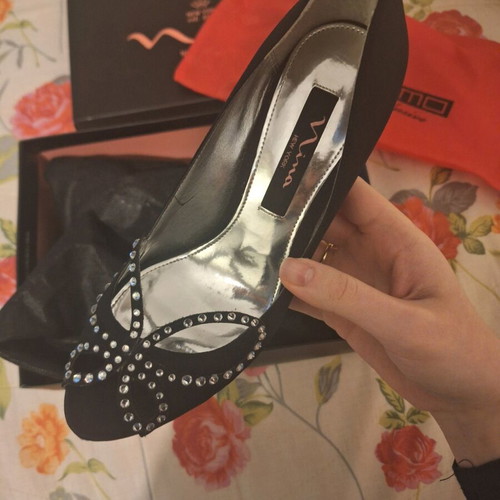 Nina Ricci platform sandals shoes new, size 37, black