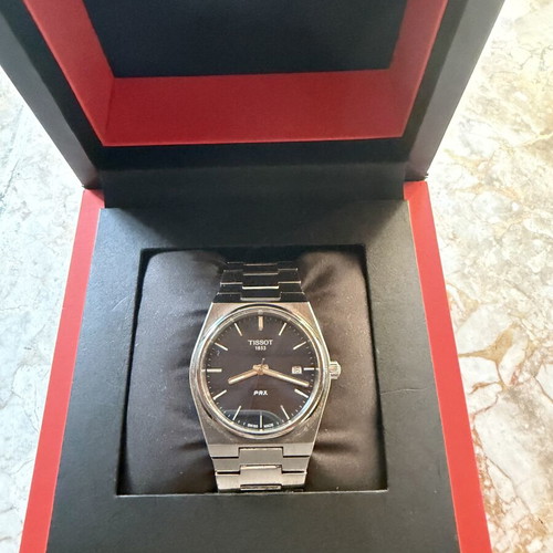Tissot PRX Blue Quartz Watch Like New