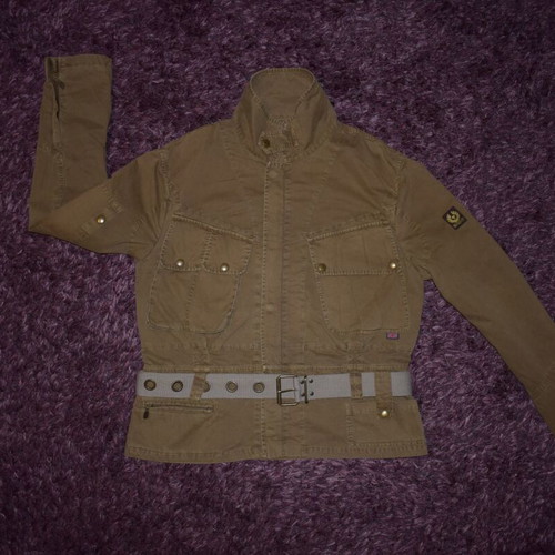 Belstaff Women's Jacket size L used, brown, made in Italy
