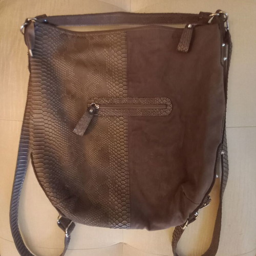 Pierro faux leather bag and Lollipops real fur bag used