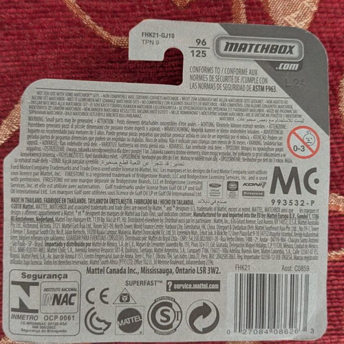 Matchbox 2010 Ford F-150 SVT Raptor toy car new
