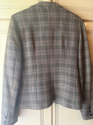 Checked jacket like new, size XL