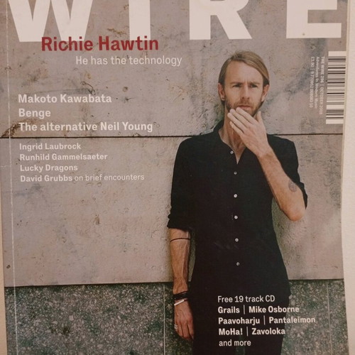Wire Adventures In Modern Music magazine used with Richie Hawtin