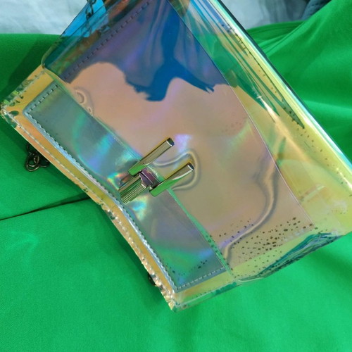 Crossbody bag used, small size, multicolor