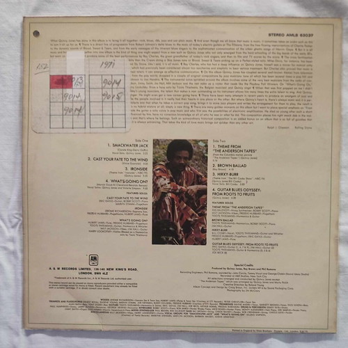 Quincy Jones Smackwater Jack vinyl record used, jazz