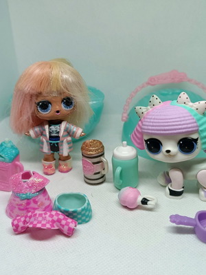 Lol Surprise doll and pet set like new with accessories