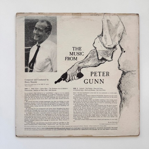 Peter Gunn LP soundtrack by Henry Mancini used, jazz