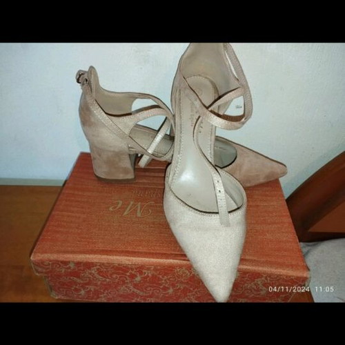 Suede pumps size 36 like new pink