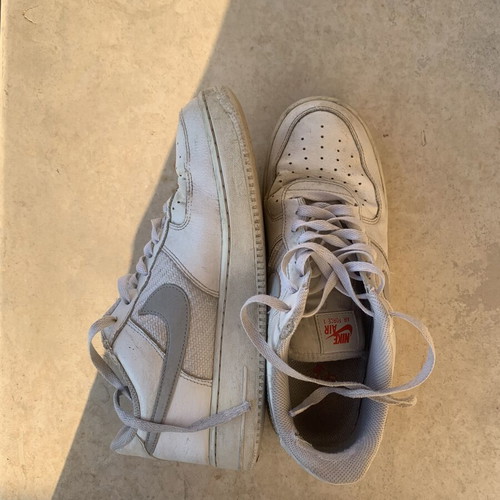 Nike Air Force 1 Low sneakers used, white, size 43