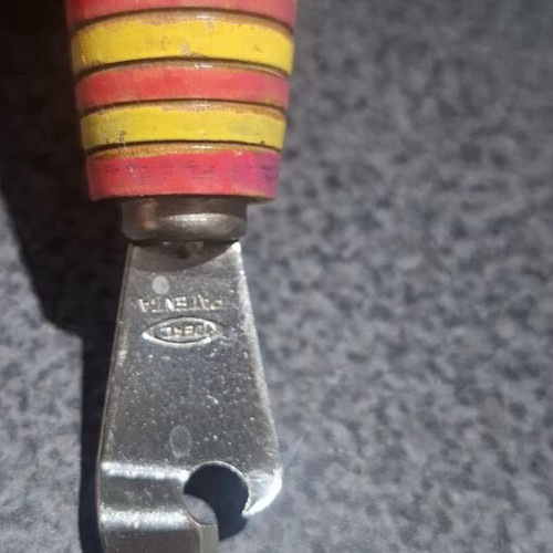 IDEAL PATENTA bar tool and opener with wooden turned handle