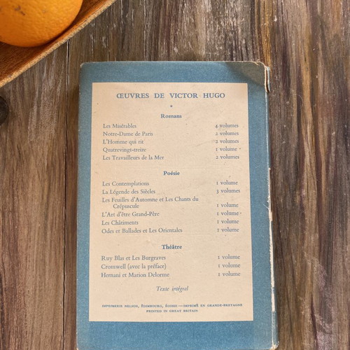 L'Homme qui rit Volume 2 vintage French paperback by Victor Hugo used