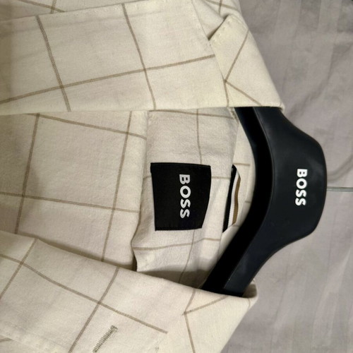 Hugo Boss Arvut C-Hanry-2Pcs-242 Slim Fit Blazer new, beige checked