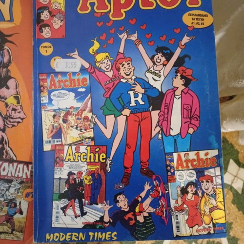 Hulk, Conan, Archie and Barbie comics like new, Modern Times