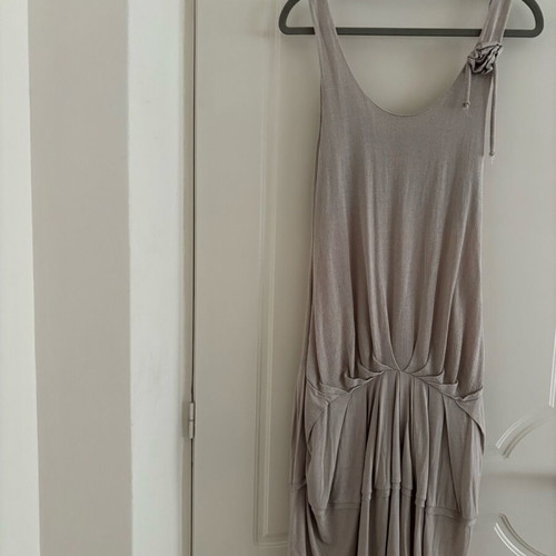 Midi dress like new, beige, size M