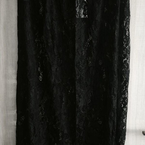 Lace skirt new, black, size M/L with slim fit