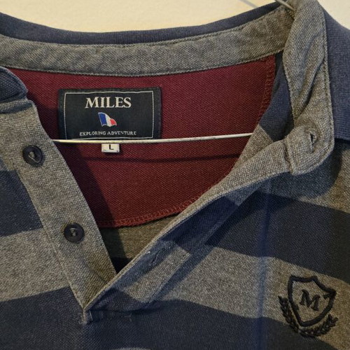 Miles Polo Long Sleeve Shirts Set Large like new, casual style