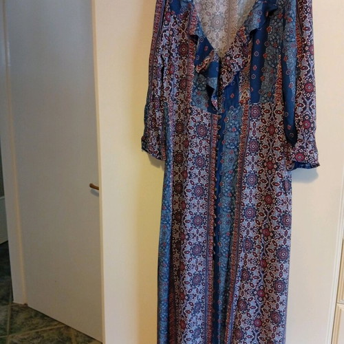 Maxi dress Attrattivo multicolored like new, size XL