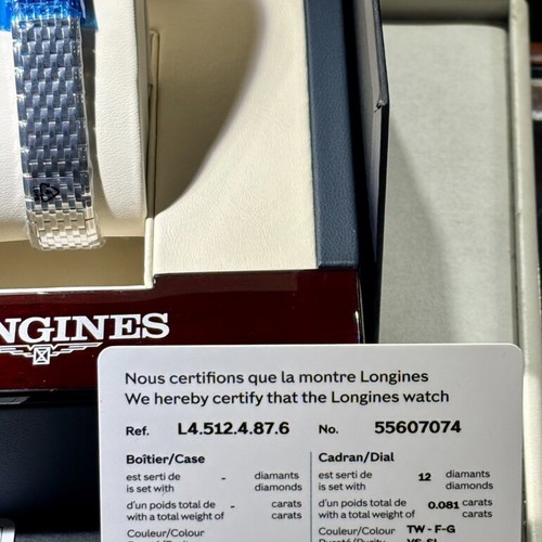 Longines La Grande Classique 29mm Diamond Dial New with Tags