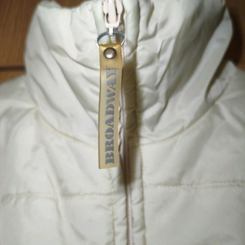 Broadway white winter jacket small like new