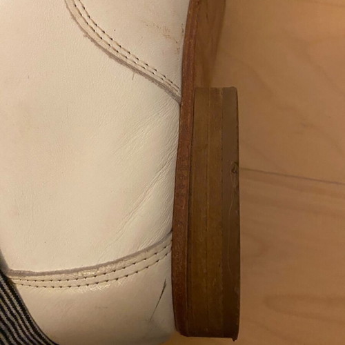 Capezio men's white leather shoes like new, size 42.5