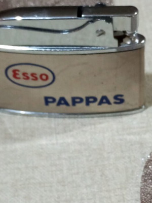Esso PAPPAS petrol lighter like new collectible