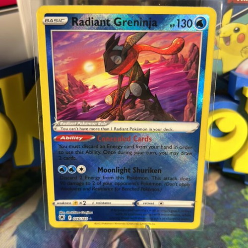Radiant Greninja Pokemon card new -  4,99 - Vendora.cy