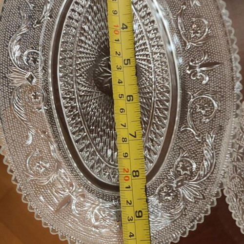 Set of 16 small plates and 2 platters new, ideal for spoon sweets