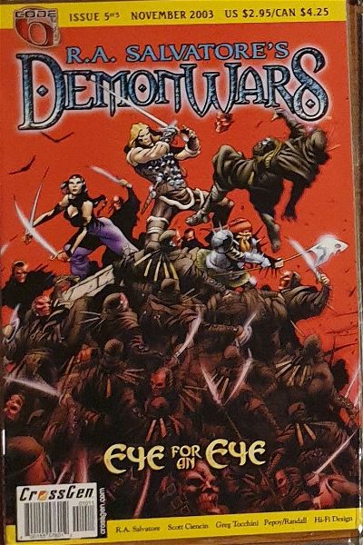  Independent and Small Press COMICS xenoglossa R. A. SALVATORE'S DEMON WARS: EYE FOR AN EYE