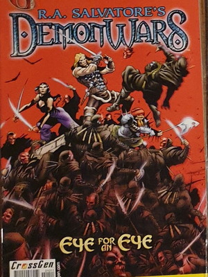 R. A. Salvatore's Demon Wars Eye for an Eye comic used