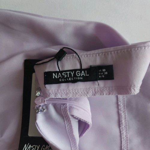 Nasty gal satin dress size M new, purple