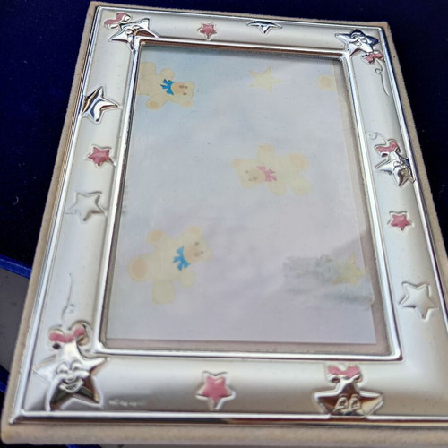Silver 925 photo frame new for 9.5x6.5 cm picture