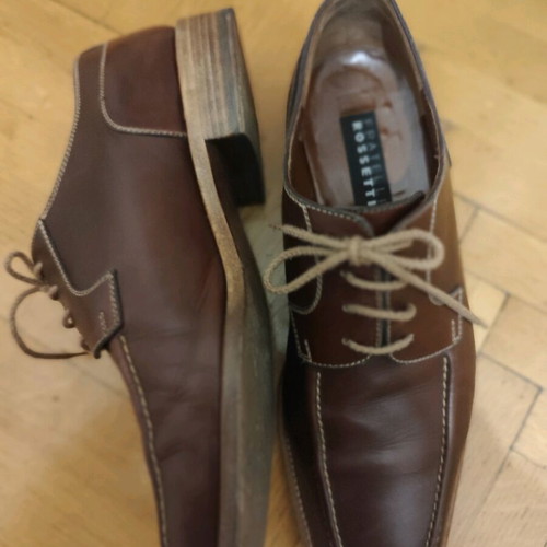 Fratelli Rossetti brown moccasins like new, leather