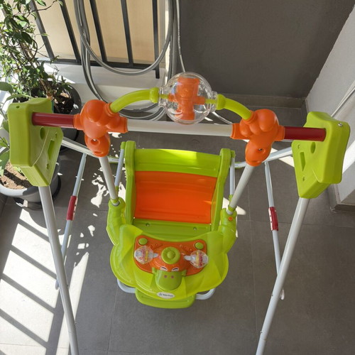 Bebe Stars Duck Green Baby Swing new with musical toy