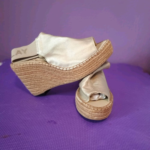 Replay platform shoes new, unused, gold-silver, size 41