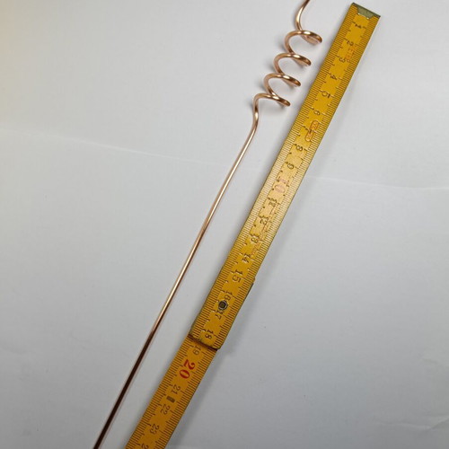 Copper spiral antennas pack of 8 for plant growth and electro-cultivation