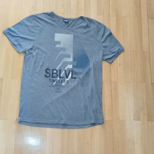 Tshirt Sublevel men's XL gray new