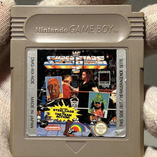 Game Boy WWF Superstars 2 cartridge used, sports