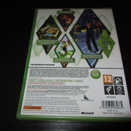 The Sims 3 Xbox 360 game new sealed