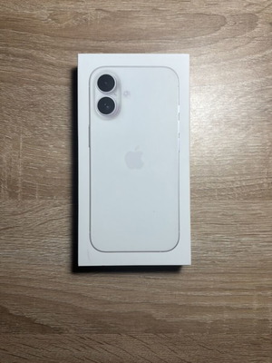 Apple iPhone 16 White 128GB like new, 94% battery health