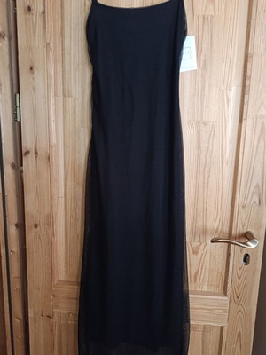 Actius dress new, black, small size with elastic mesh top