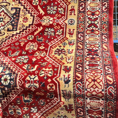 Handmade Turkish Wool Rug used 260x160 cm vintage oriental