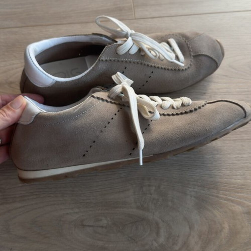 Iris athletic shoes size 39 used, beige-brown