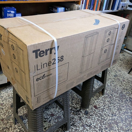 Terry JLine 268 plastic two-door cabinet new for outdoor use