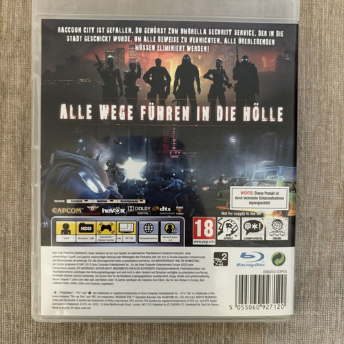 Resident Evil Operation Raccoon City PlayStation 3 used, complete