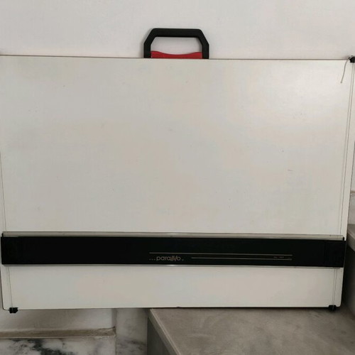 Parallilo PL-101 Professional Drawing Board like new with parallel ruler and hard case
