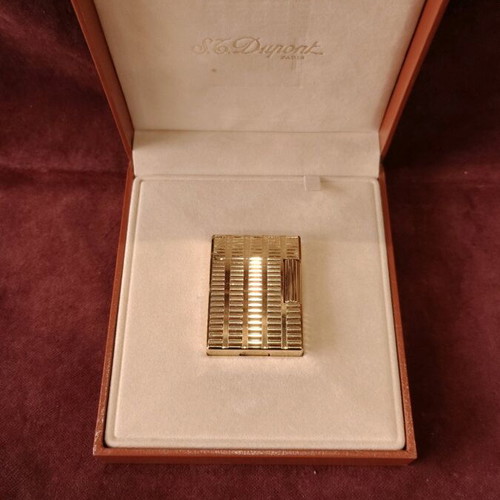 Dupont gold lighter new with box