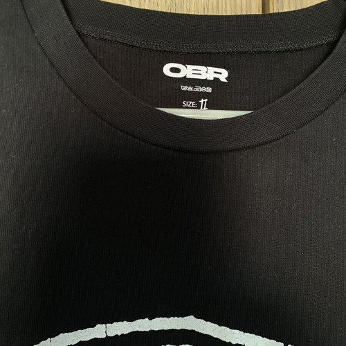 OBR Saske Black "Tour '25" T-shirt, medium, 100% cotton